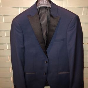 NHP Navy Blue Tuxedo Jacket